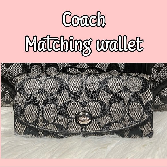 Coach Peyton Shopper Carryall (F18923) Bk/Gr - Picture 15 of 16